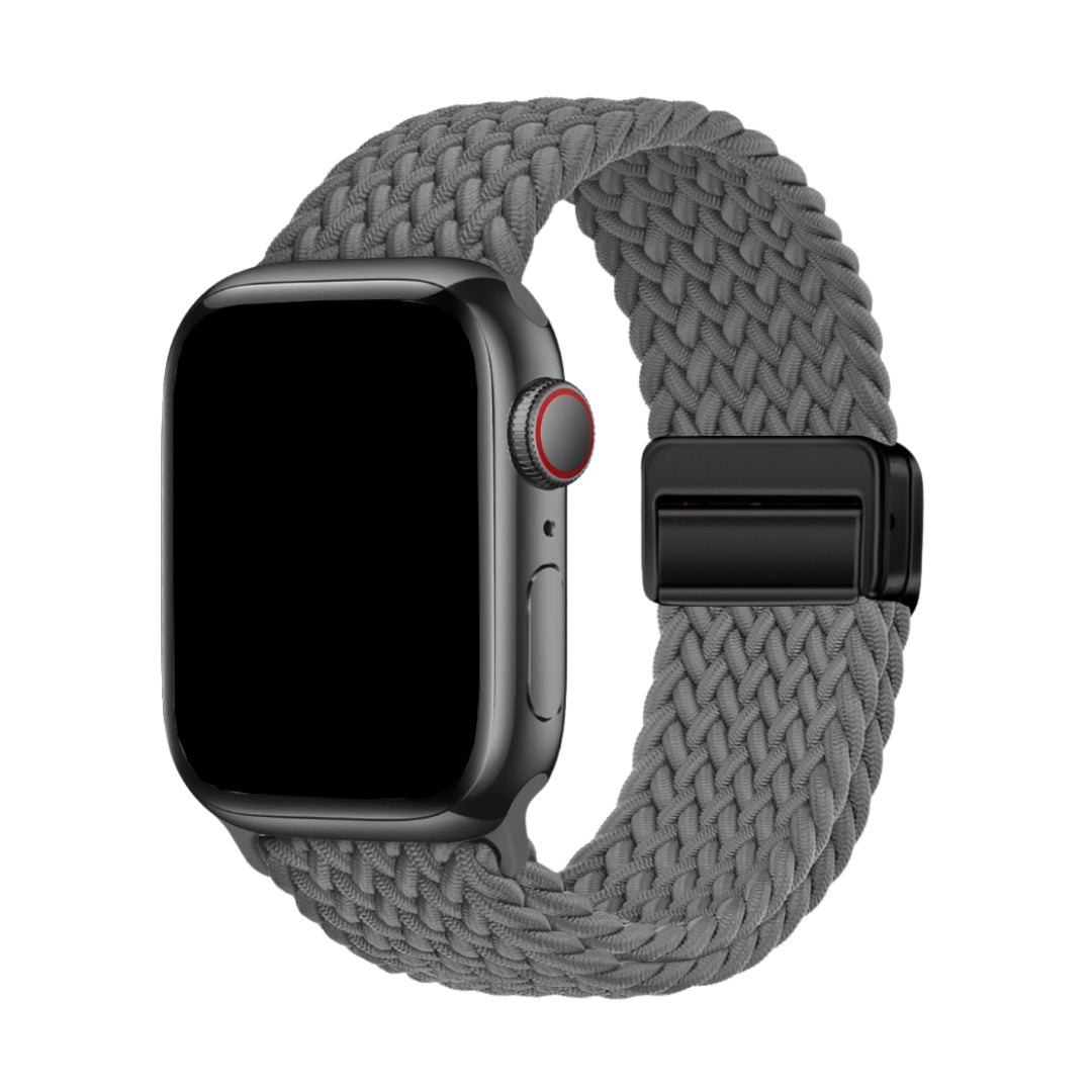 Nava-Bands Gray Stone / 42 / 44 / 45 / 49mm Nava-Bands Fabric Flex Woven Loops