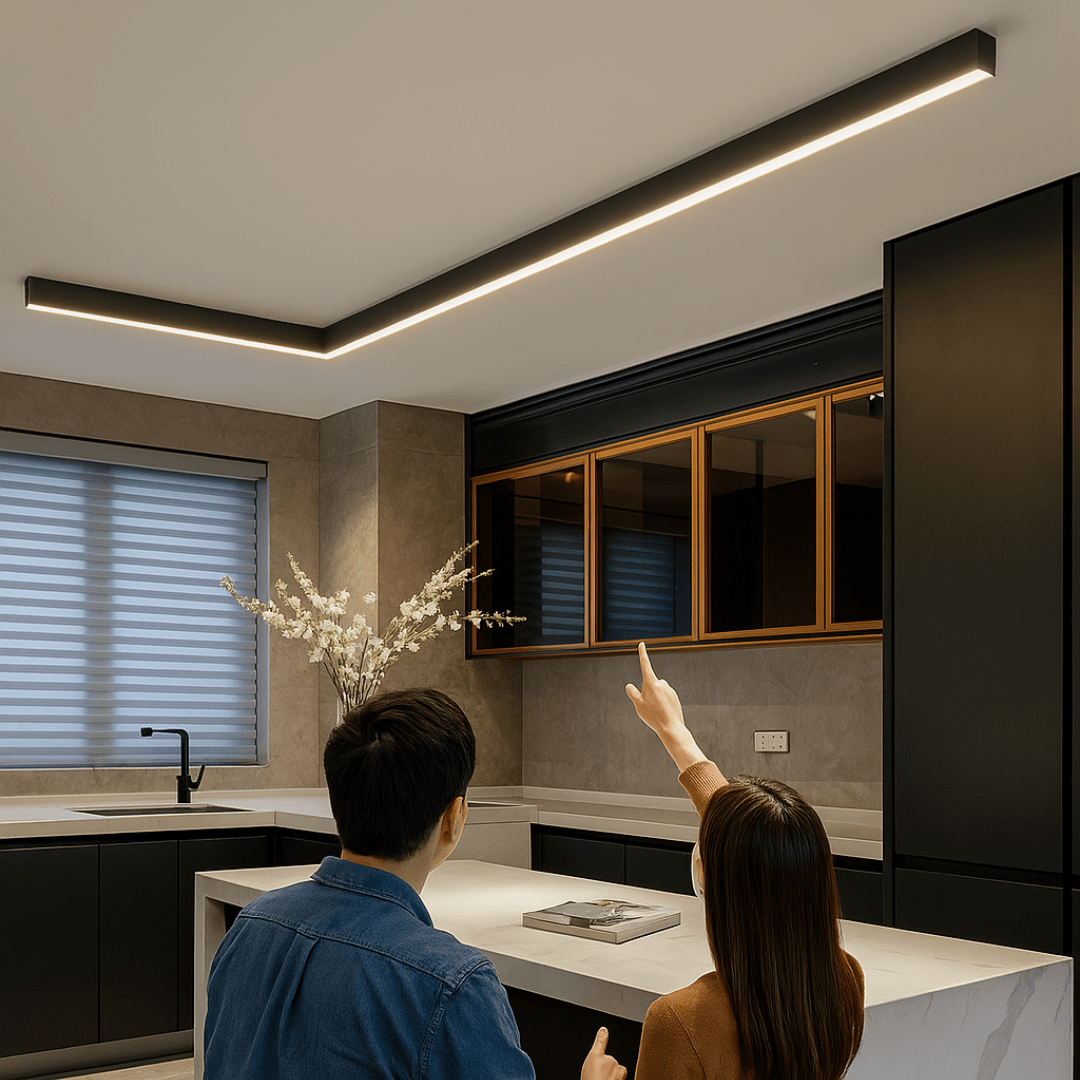 LED Attic Lamp – Aluminum, Simple Nordic Design for Living Room, Kitchen, or Office