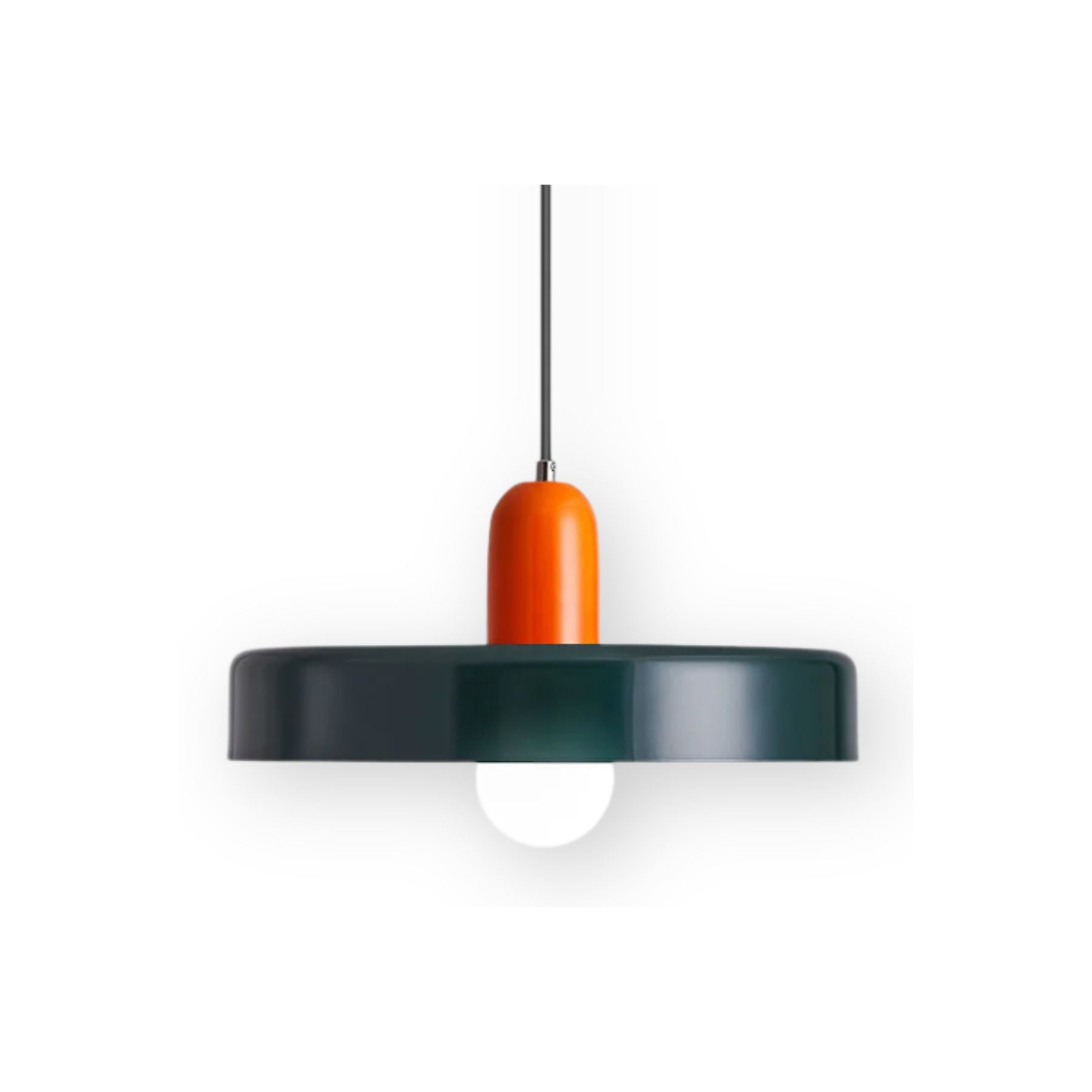 Pendant lamp - Modern design lamp in colorful iron for the dining table, kitchen, or living room.