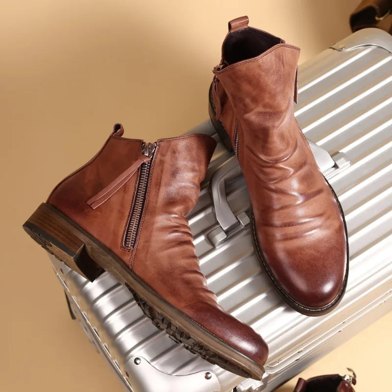 Orthopädische Chelsea Boots mit Arch Support für Herren – Stilvoll, Bequem und Rutschfest 1