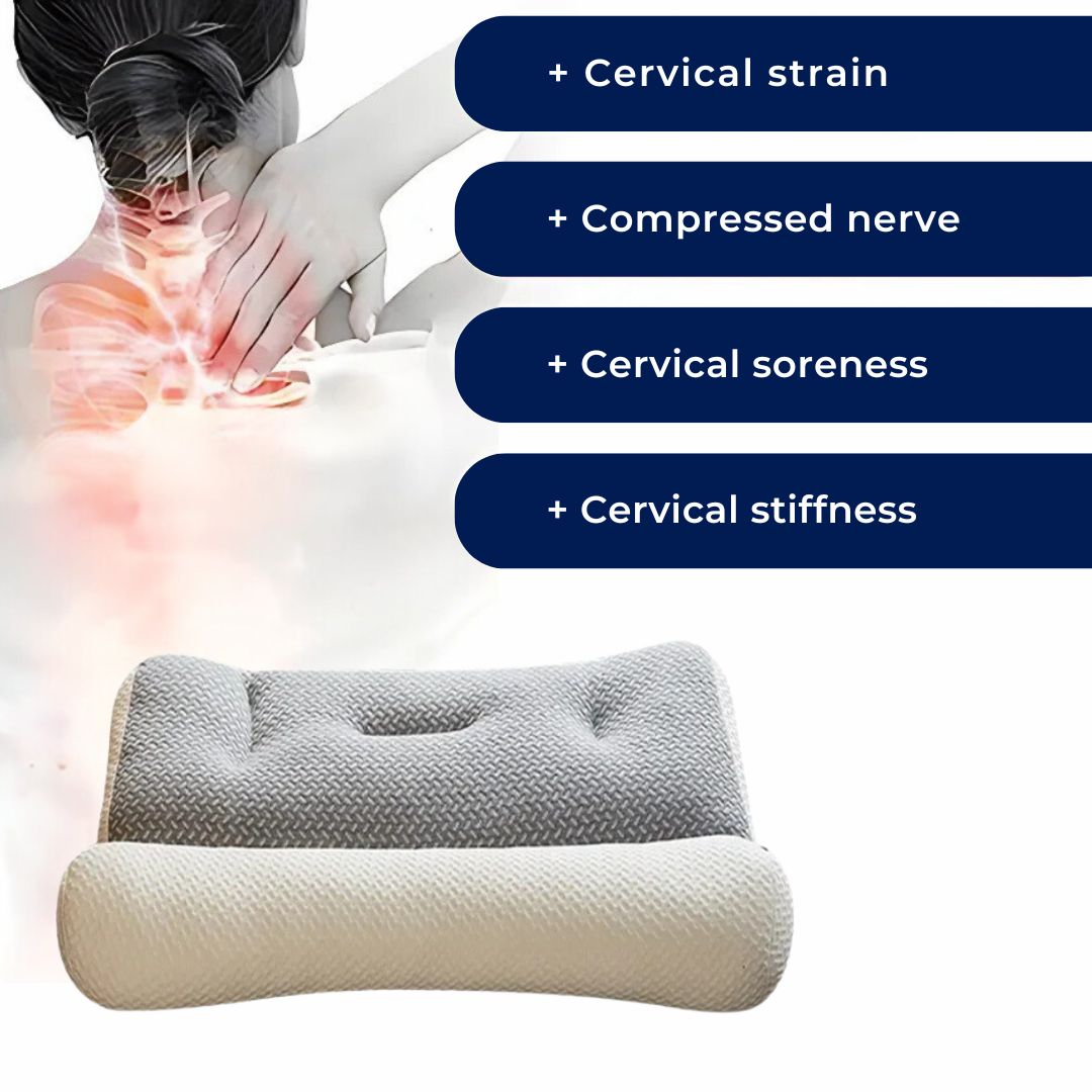 Ortopædiske Nakkepuder – Justerbare, Hvide for Forbedret Søvnkvalitet og Støtte