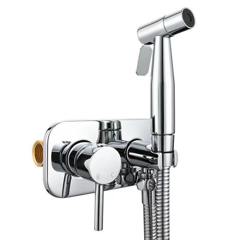 Hånd Bidet Spray – Rustfrit Stål, Moderne Design med Varme og Koldt Vand til Badeværelse eller Toilet
