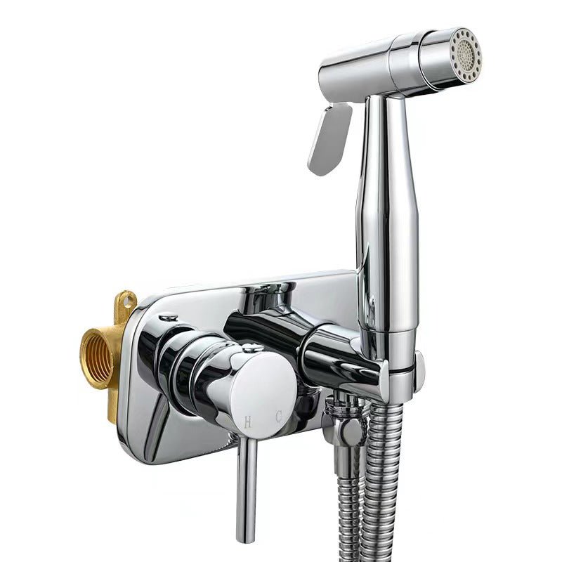 Hånd Bidet Spray – Rustfrit Stål, Moderne Design med Varme og Koldt Vand til Badeværelse eller Toilet