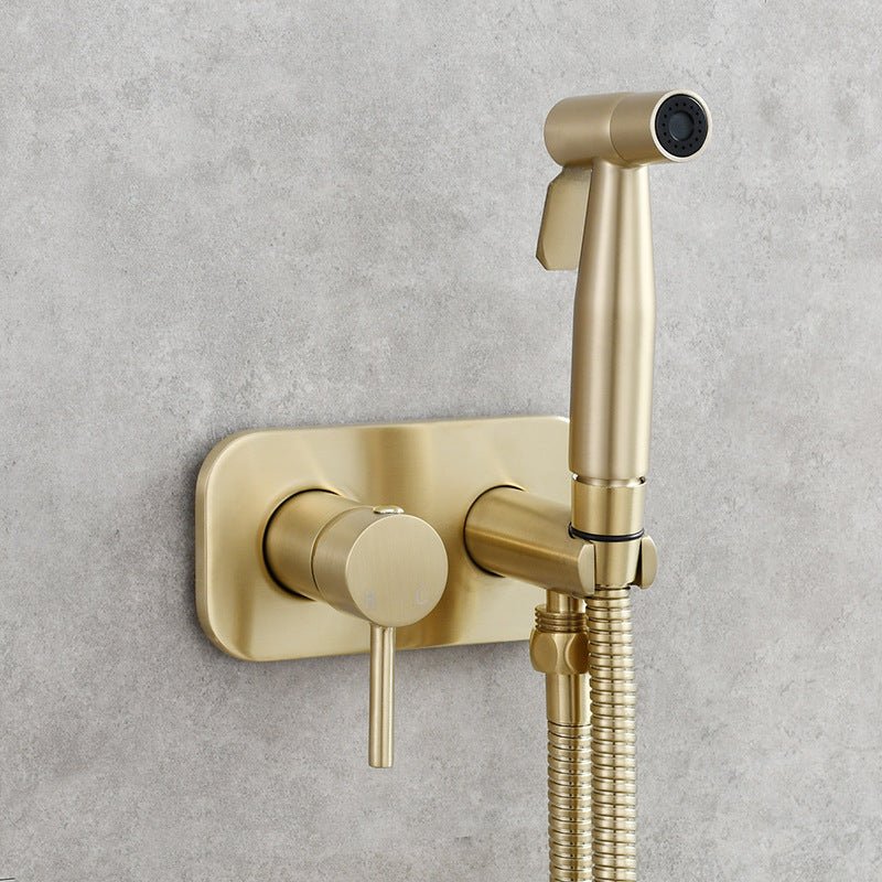 Hånd Bidet Spray – Rustfrit Stål, Moderne Design med Varme og Koldt Vand til Badeværelse eller Toilet