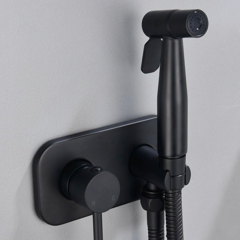 Hånd Bidet Spray – Rustfrit Stål, Moderne Design med Varme og Koldt Vand til Badeværelse eller Toilet