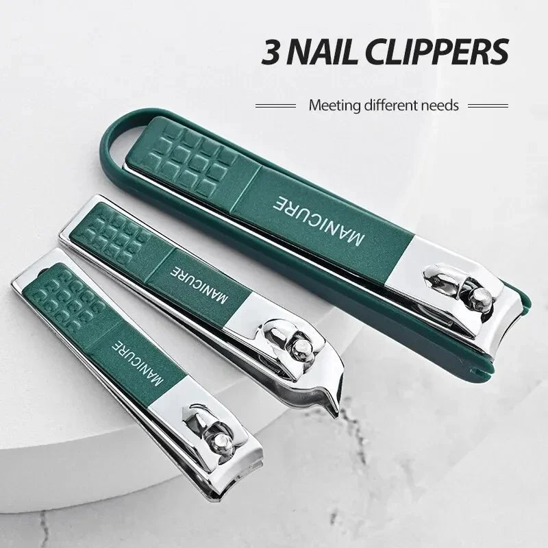 Professional Stainless Steel Nail Clipper Set – Comprehensive Manicure and Pedicure Tools for Home Use 5