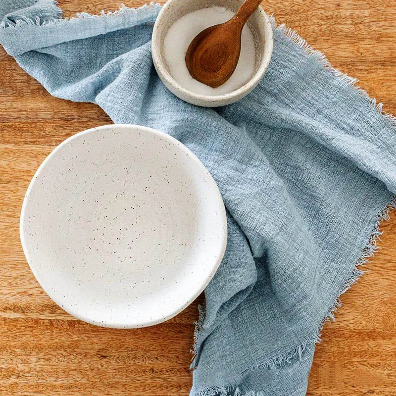Rustikke Bomuldsservietter – Naturlige, Neutrale til Borddækning ved Bryllupper eller Spisesteder