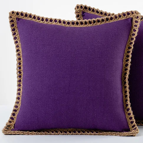 Colorful Pillow Covers – Polyester, French Style for Sofa or Bedroom Decoration