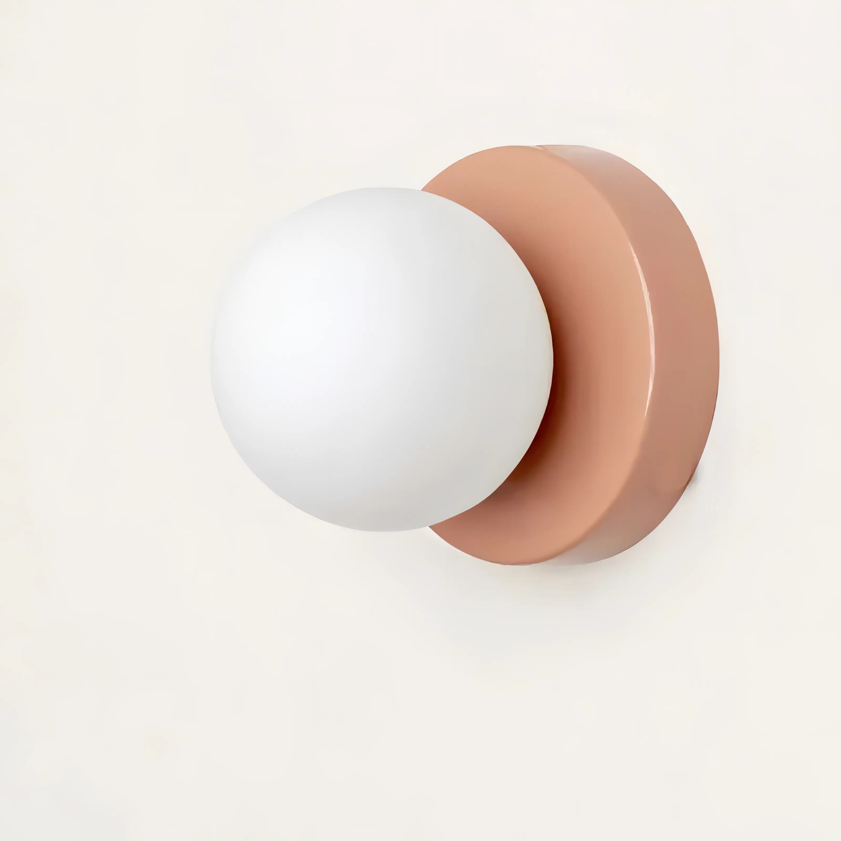 Væglampe Skandinavisk Design med Glaskuppel – Minimalistisk