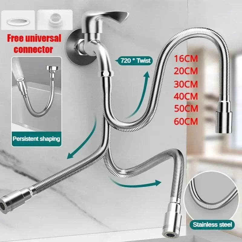 Flexible Kitchen Sink Extender – Adjustable, Stainless Steel for Easy Rinsing and Filling in the Kitchen