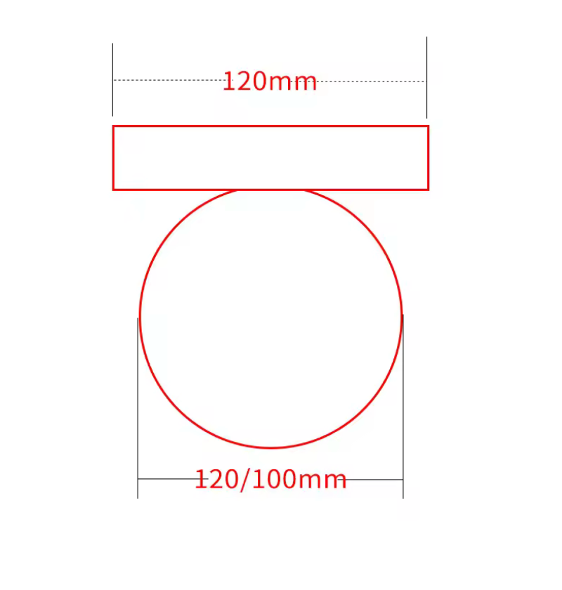 Væglampe Skandinavisk Design med Glaskuppel – Minimalistisk