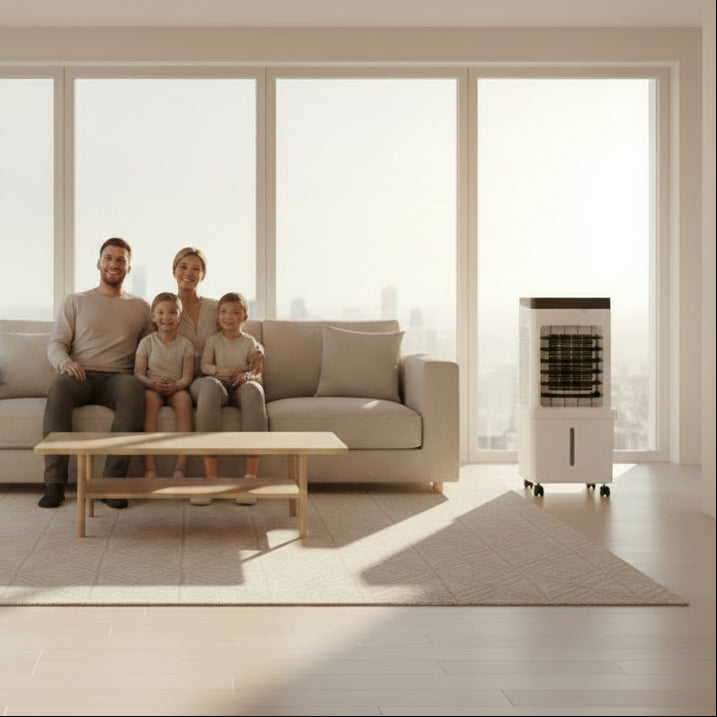 Portable Air Cooler – 3-in-1 Cooling, Humidification, and Air Purification for Home Use
