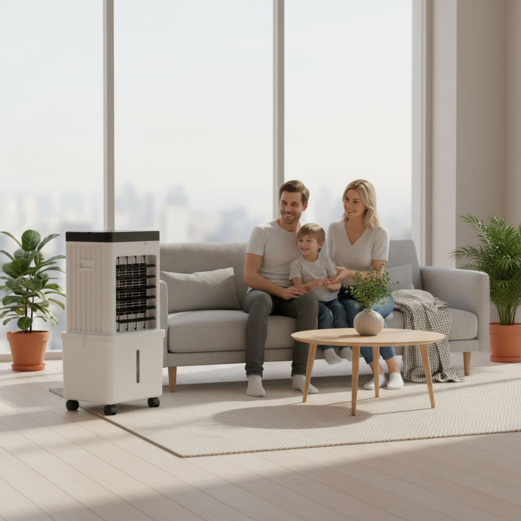 Portable Air Cooler – 3-in-1 Cooling, Humidification, and Air Purification for Home Use