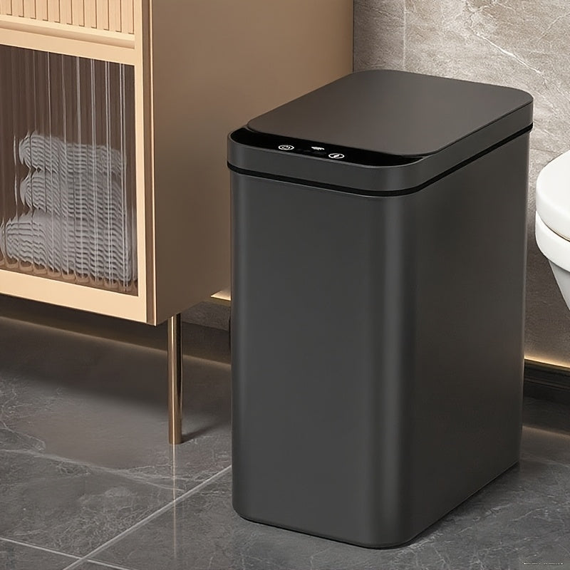 Automatic Trash Can – Black, Sensor Operation for Kitchen, Bathroom, or Office