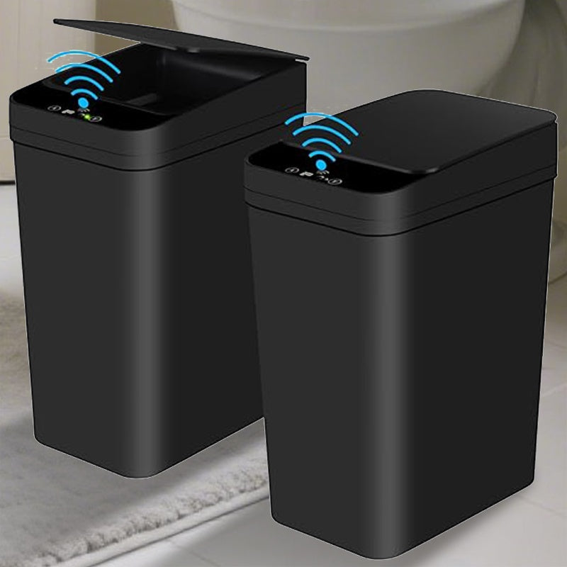 Automatic Trash Can – Black, Sensor Operation for Kitchen, Bathroom, or Office