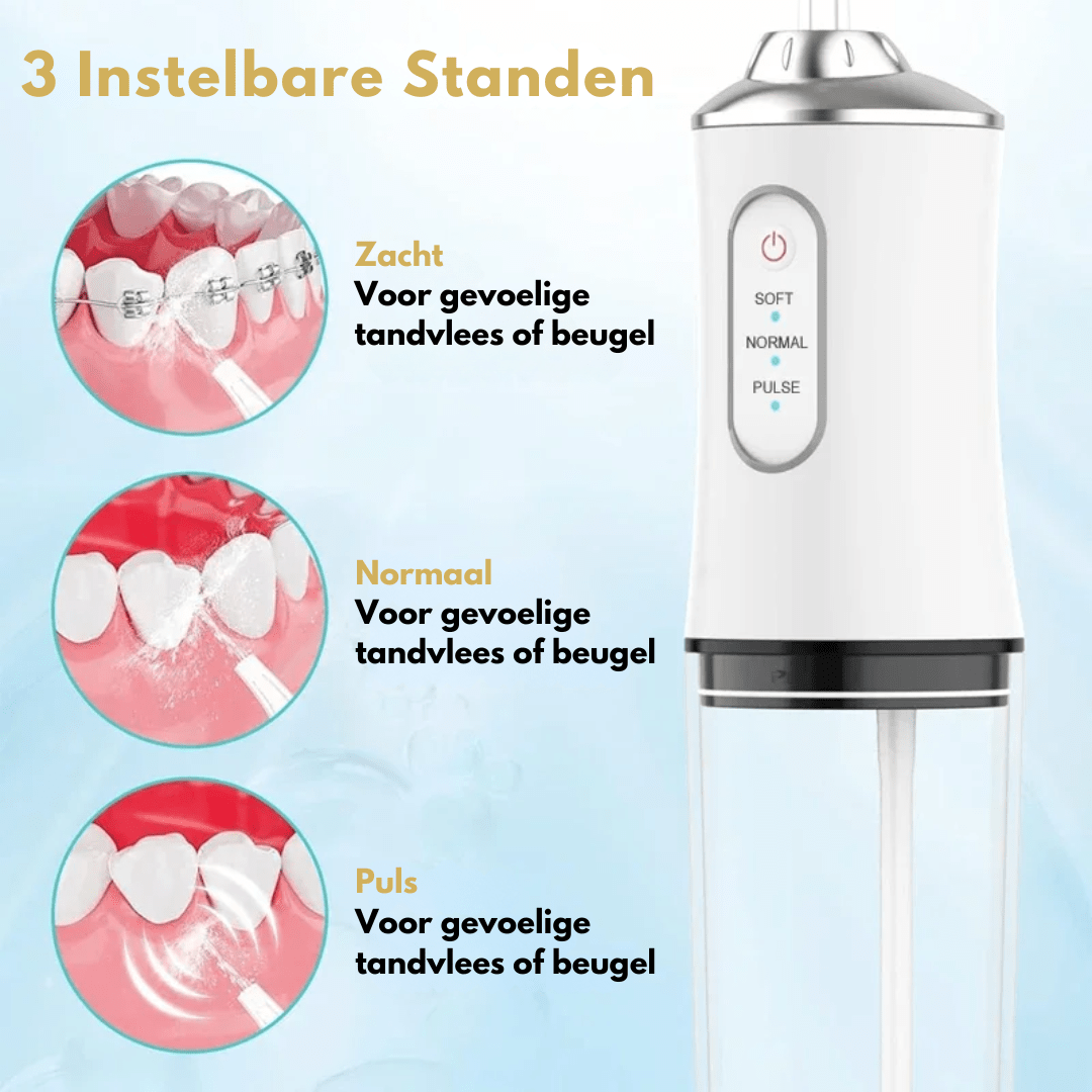 Vandflosser – Grøn, Med 3 Trykindstillinger og 360° Dyse til Moderne Badeværelse
