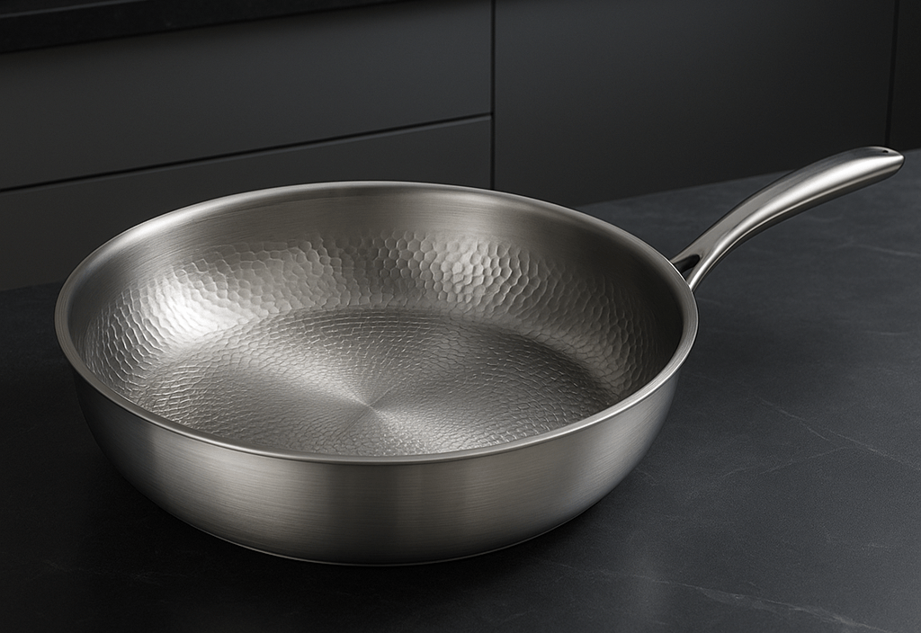 Titan Pan – Hammered Titan, 28 cm, Suitable for induction, gas, and oven, Durable kitchenware for any kitchen