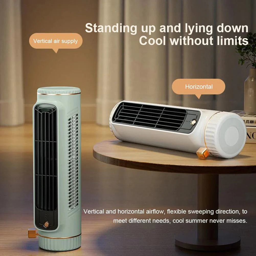 Bladeless Tower Fan – Stylish, 360° Air Circulation for the Bedroom, Living Room, or Office