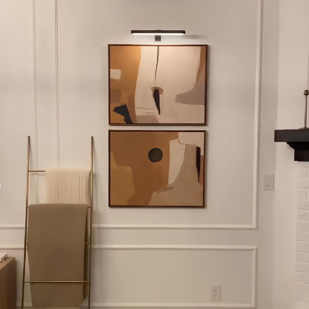 Wireless Wall Lamp – Aluminum, Modern Design with Dimmable Lighting for Artwork and Decor