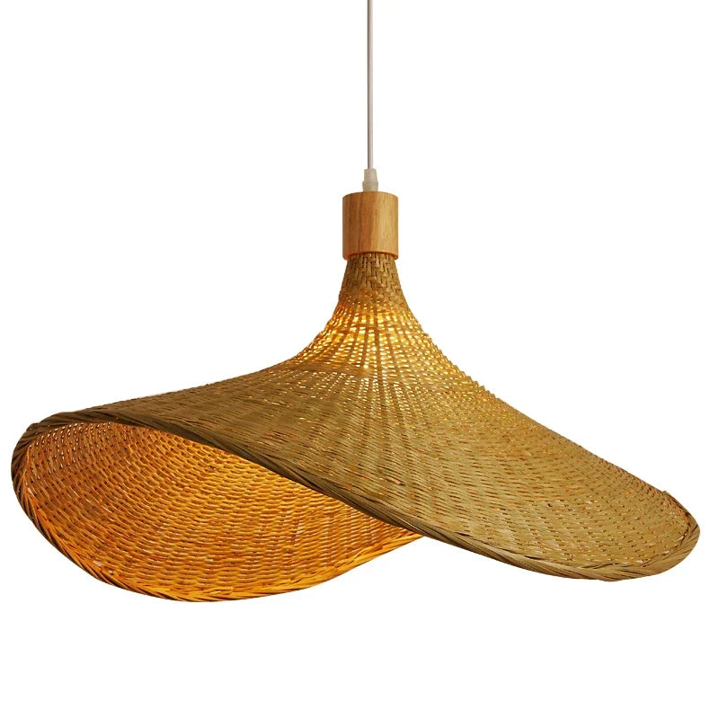 Bamboo Pendant Lamp – Bohemian Design for Dining Room or Living Room