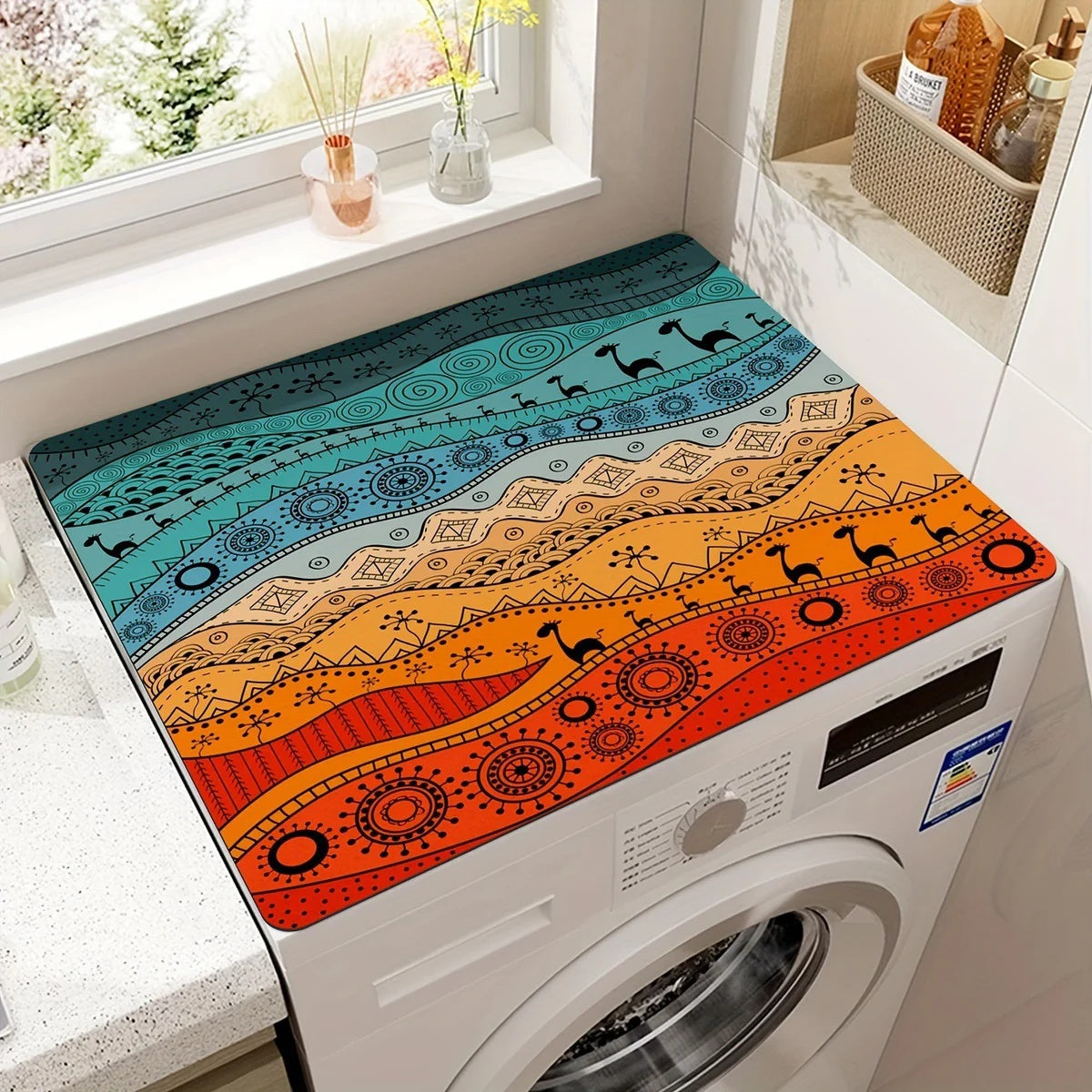 Device Mat – Microfiber, Bohemian Style for Kitchen or Household