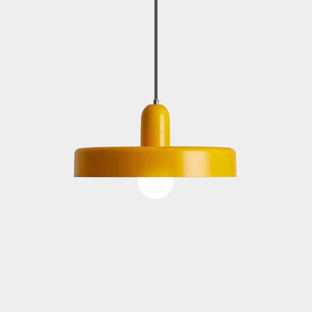 Pendant lamp - Modern design lamp in colorful iron for the dining table, kitchen, or living room.