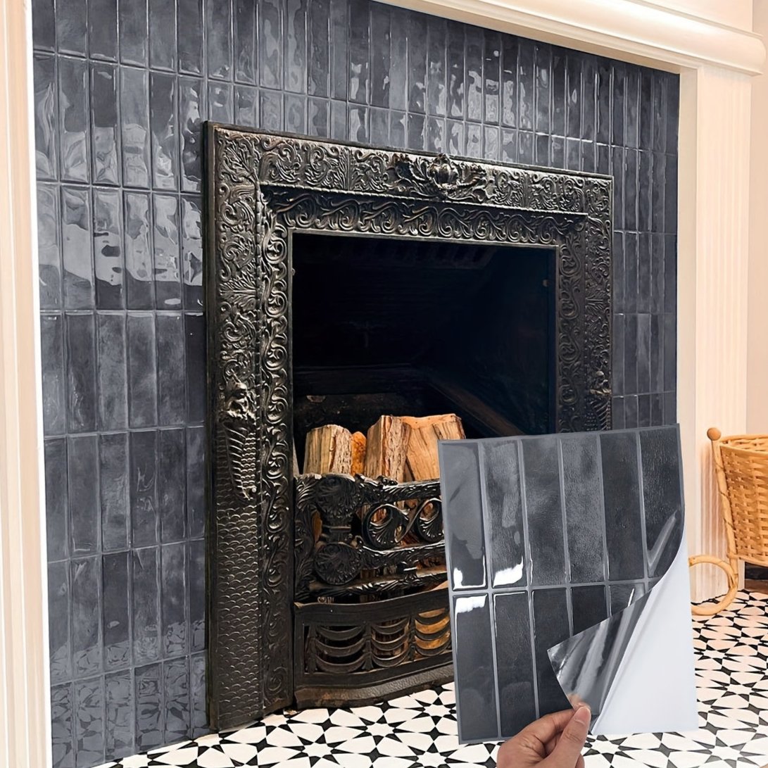 3D Selvklæbende Vægfliser – Vandtæt PVC, Moderne Backsplash til Køkken eller Badeværelse Dekoration