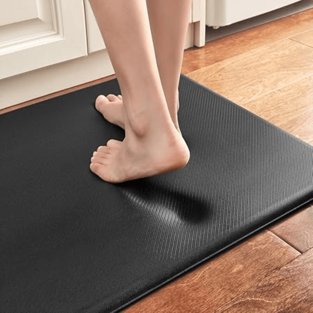 Ergonomic Anti-Fatigue Kitchen Mat – PU, Modern Design for Kitchen or Hallway
