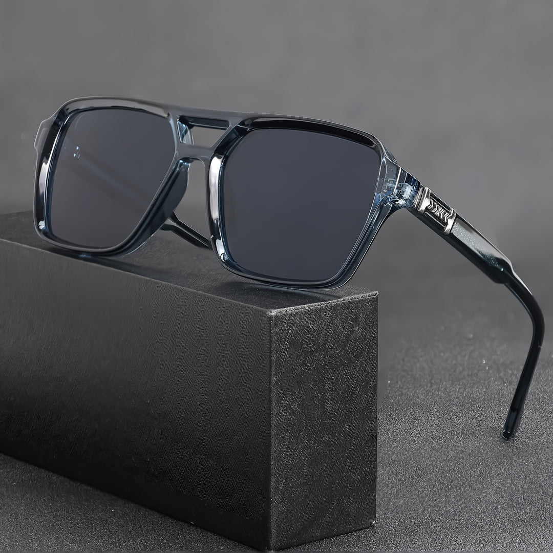 Herre Solbriller Oversize Retro Design Bred Stel