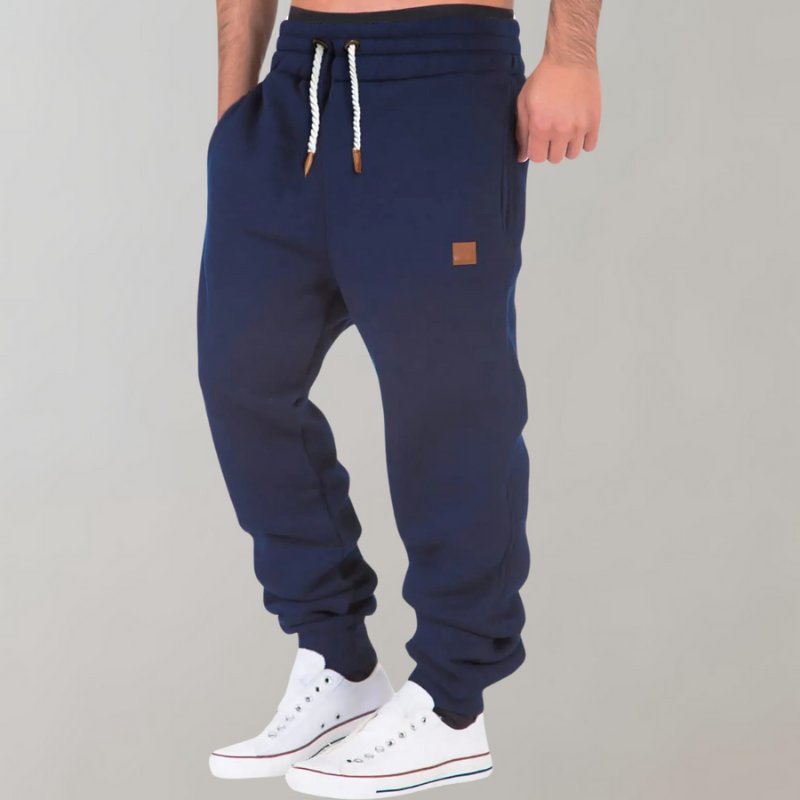Jogginghose Herren mit Lounge Schnitt - blau