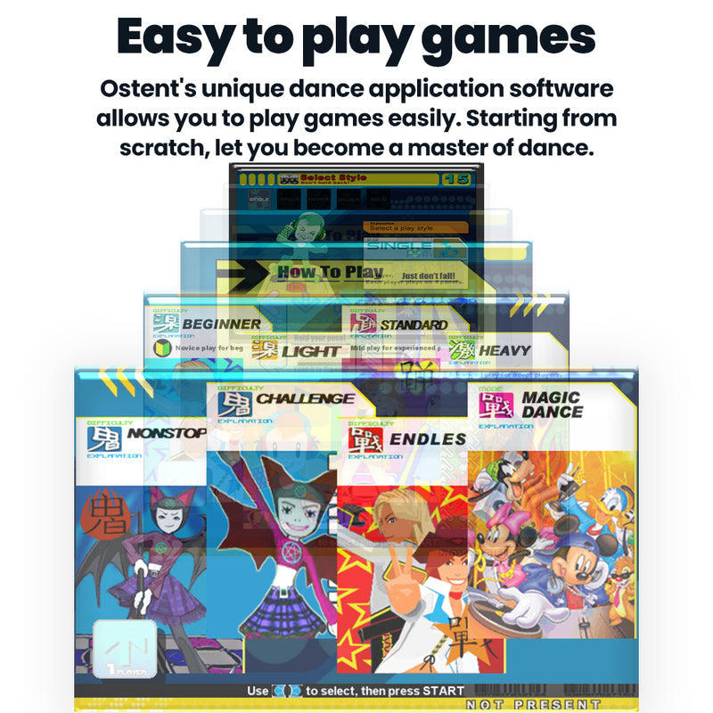 Interactive Dance Mat – Sustainable PVC, Great for TV and PC, Fun for Kids and Adults in the Living Room or Playroom