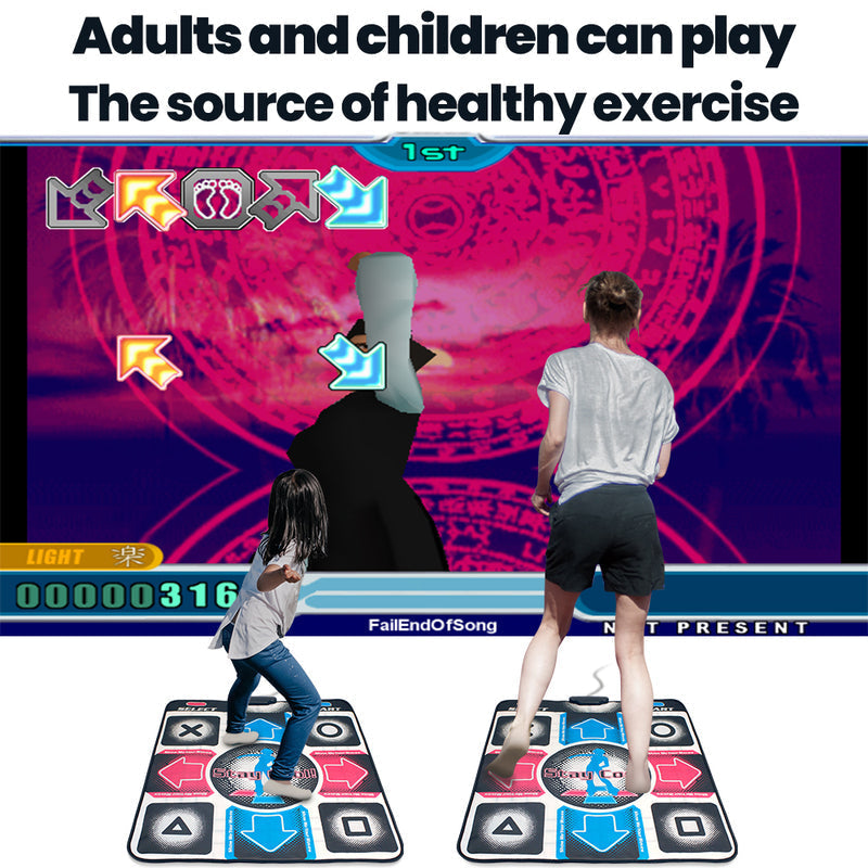 Interactive Dance Mat – Sustainable PVC, Great for TV and PC, Fun for Kids and Adults in the Living Room or Playroom