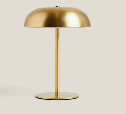 Bordlampe Trådløs Genopladelig – Nordisk Touch Dimbar Messing