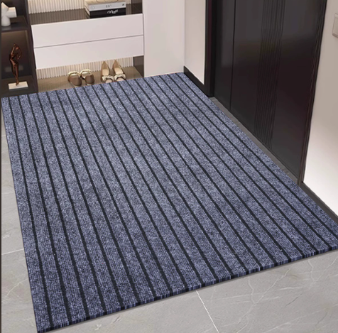Felpudo resistente - Gris, de polipropileno resistente para uso en exteriores, en la entrada principal o en la terraza