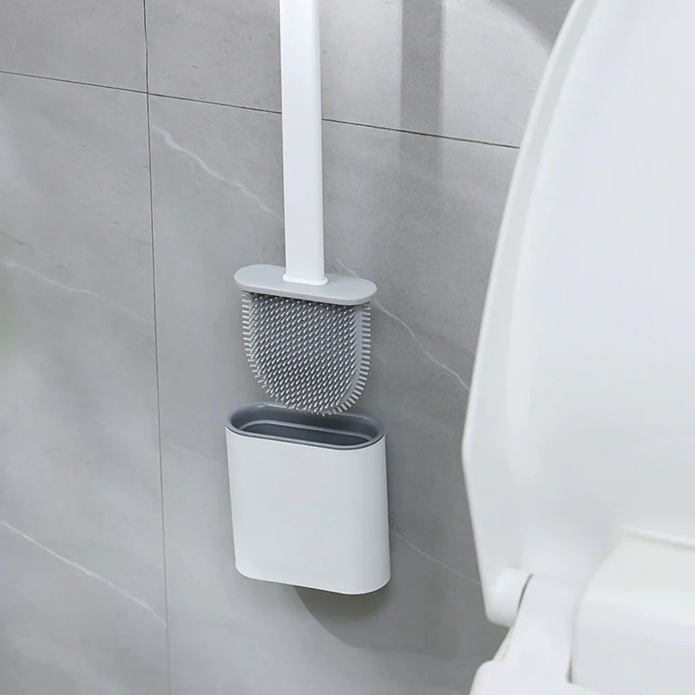 Silikone Toilebørste – Antibakteriel, Fleksibel Design til Hygiejnisk Badeværelsesrengøring