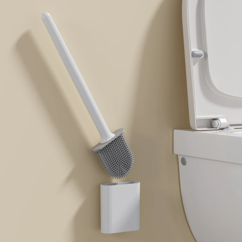 Silikone Toilebørste – Antibakteriel, Fleksibel Design til Hygiejnisk Badeværelsesrengøring