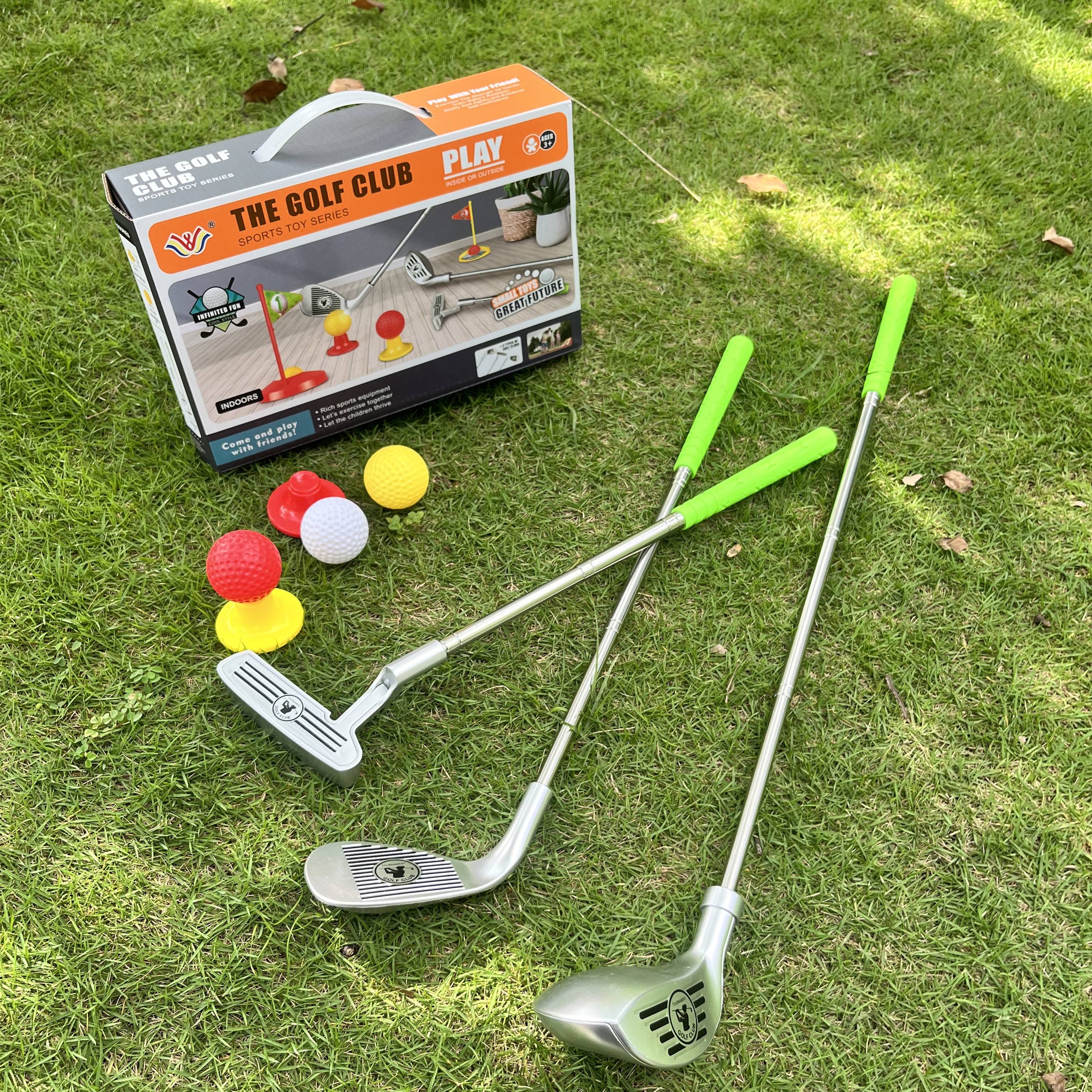Kid-Friendly Golf Set – Adjustable Cubes and Game Accessories for Indoor and Outdoor Use, Suitable for Children Ages 3 to 8
