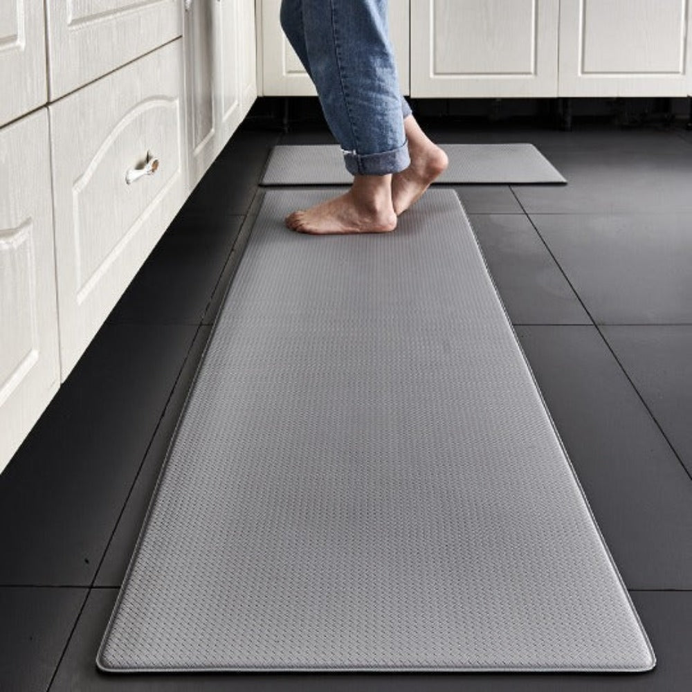 Non-Slip Kitchen Mat – Black PVC, Ergonomic Design for Comfort in the Kitchen