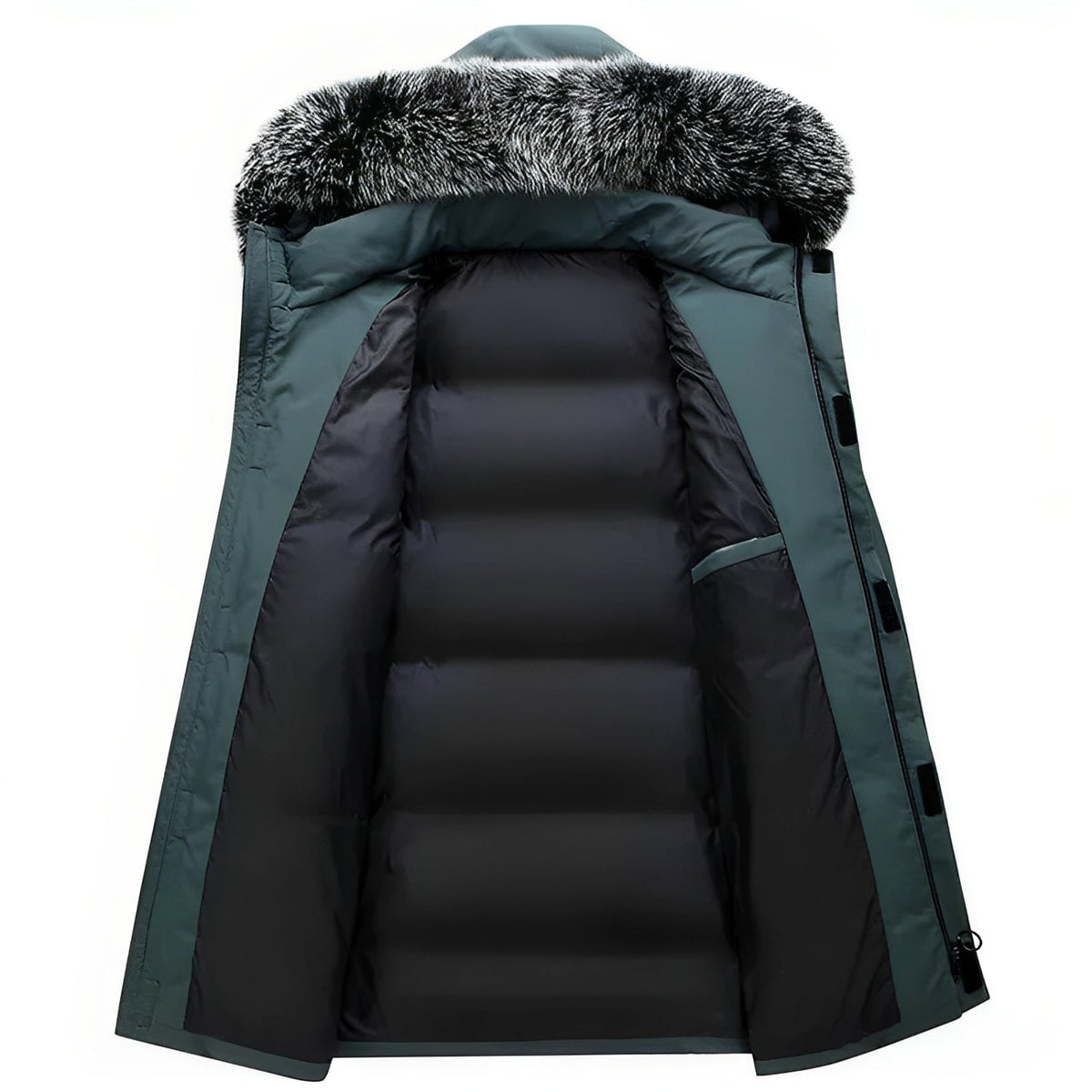 Lukas – Water - Repellent Winter Parka Jacket with Hood - Jackets - Black - Taylor & Bennett