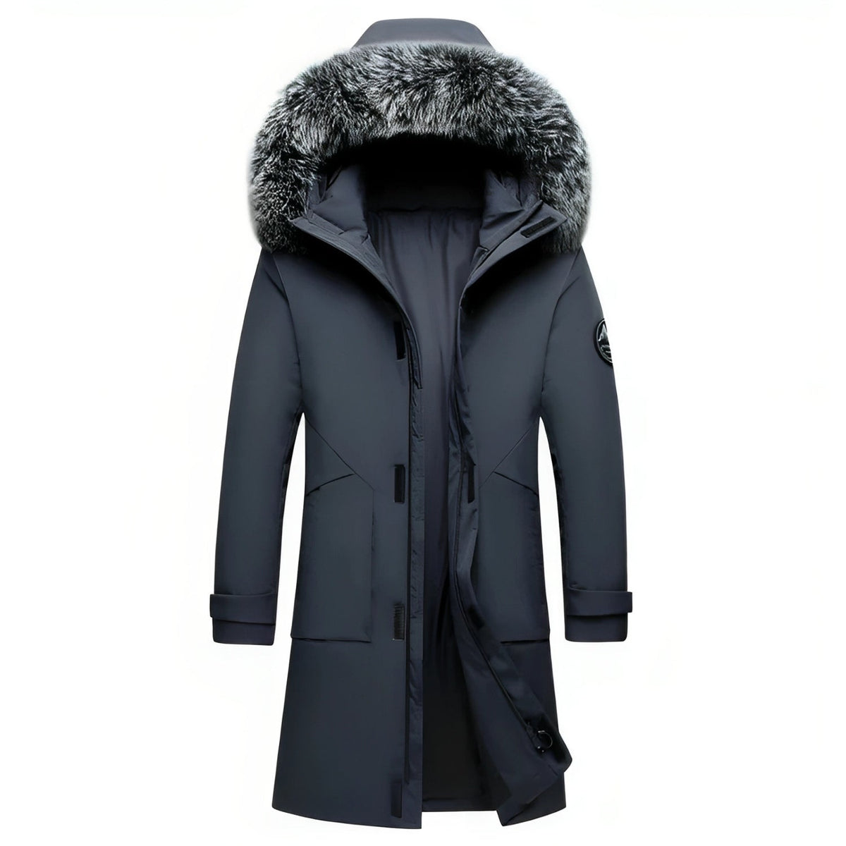 Lukas – Water - Repellent Winter Parka Jacket with Hood - Jackets - Black - Taylor & Bennett