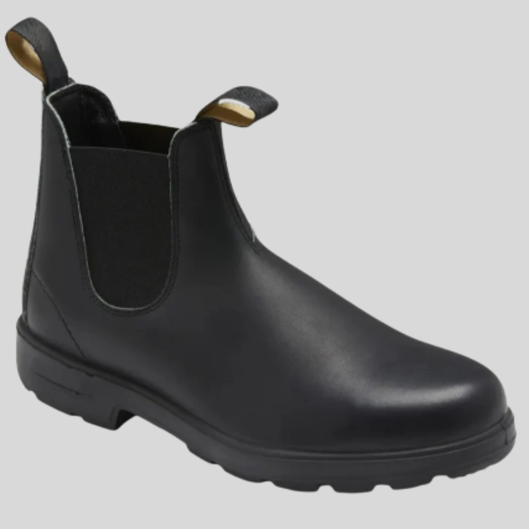 Herre Slip-On Ankelstøvler i Læder - Uden Snørebånd