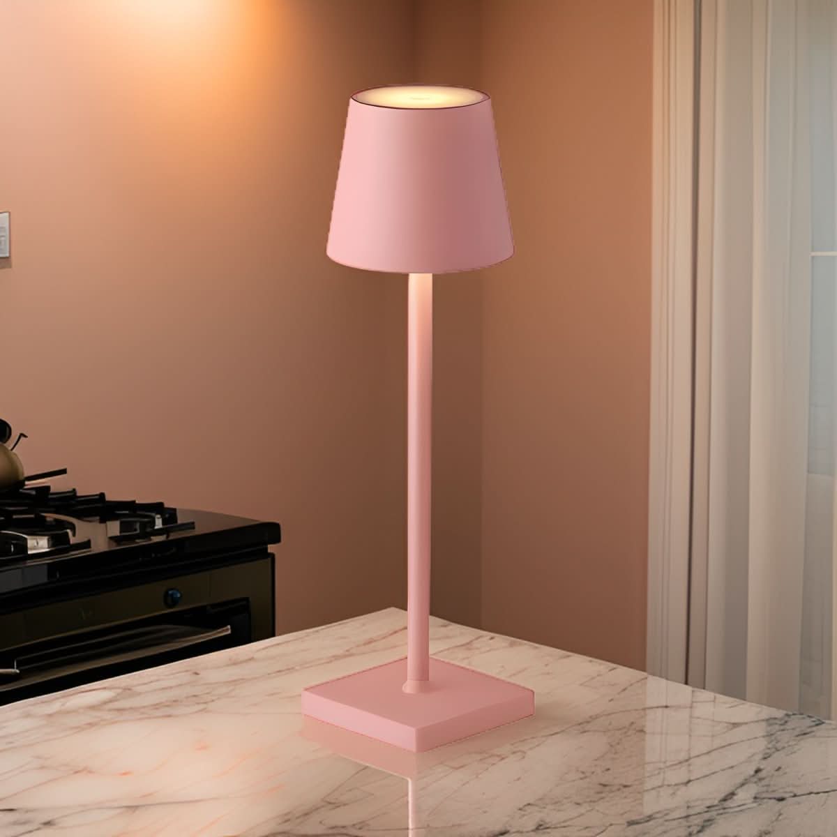 Genopladelig LED Bordlampe – Trådløs med 10 Timers Lystid