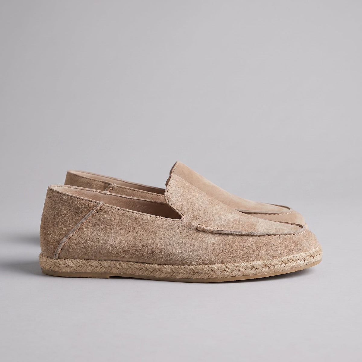 Herre Espadrilles i Ruskind – Afslappet Sommerloafer