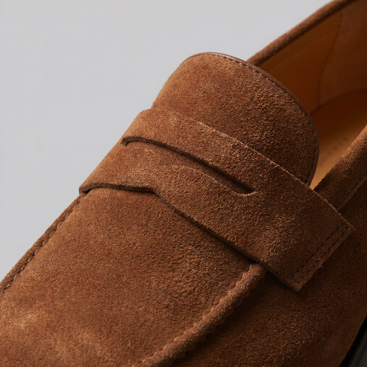 Herre Penny Loafers i Ruskind - Smart Casual Sko