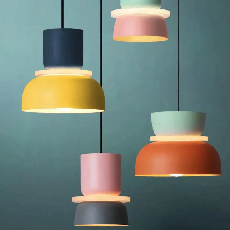 Scandinavian Pendant Lamp – Pastel Color, Modern Design for Living Room or Dining Room