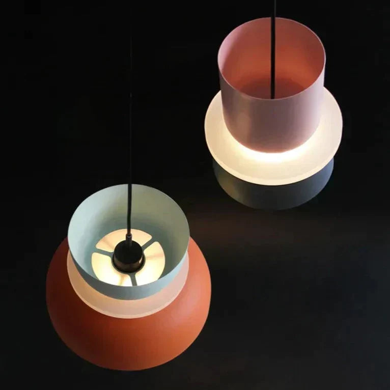 Scandinavian Pendant Lamp – Pastel Color, Modern Design for Living Room or Dining Room