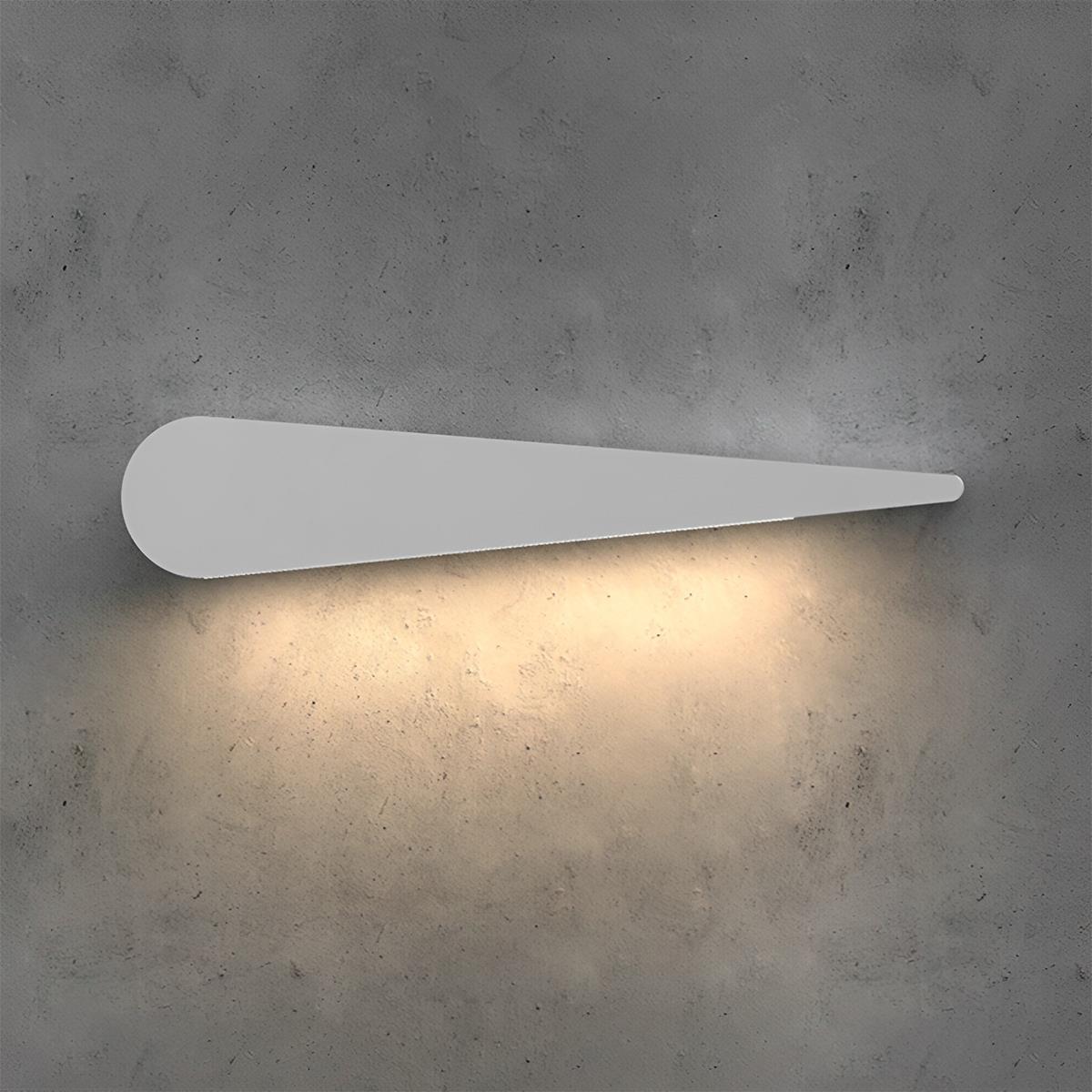 Outdoor Wall Sconce – Aluminum, Minimalist Design in Black or White for the Garden or Patio Lighting