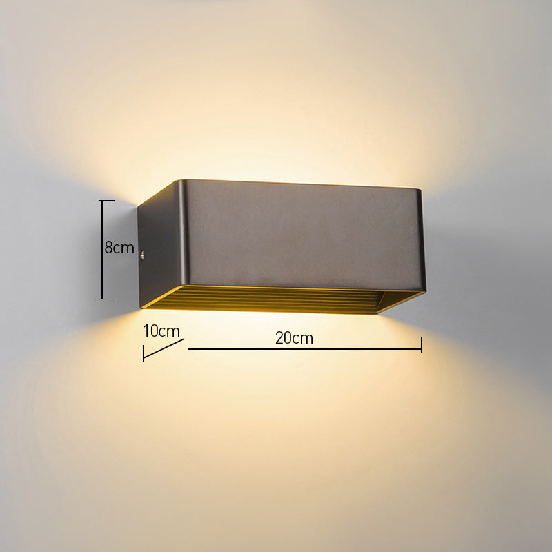 Modern Wall Lamp – Acrylic and Hardware, Stylish Design for Entryway or Bedroom