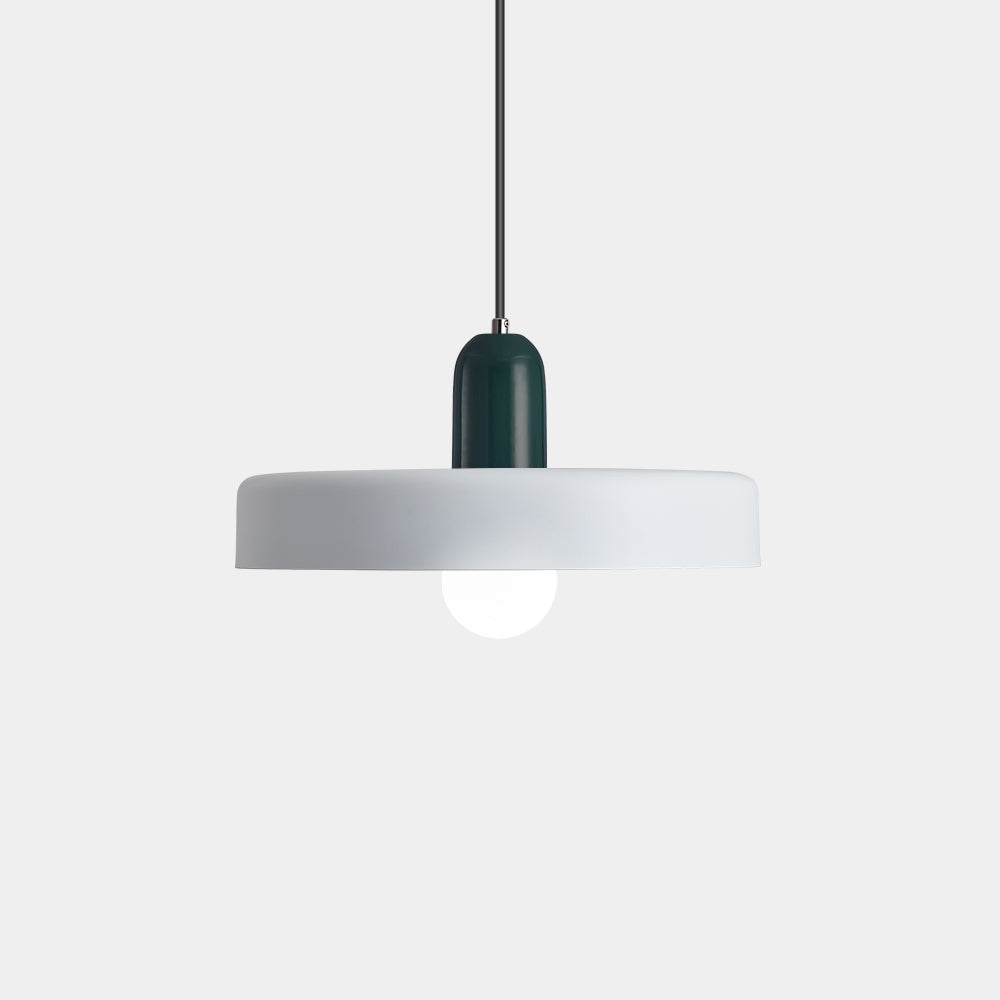 Pendant lamp - Modern design lamp in colorful iron for the dining table, kitchen, or living room.