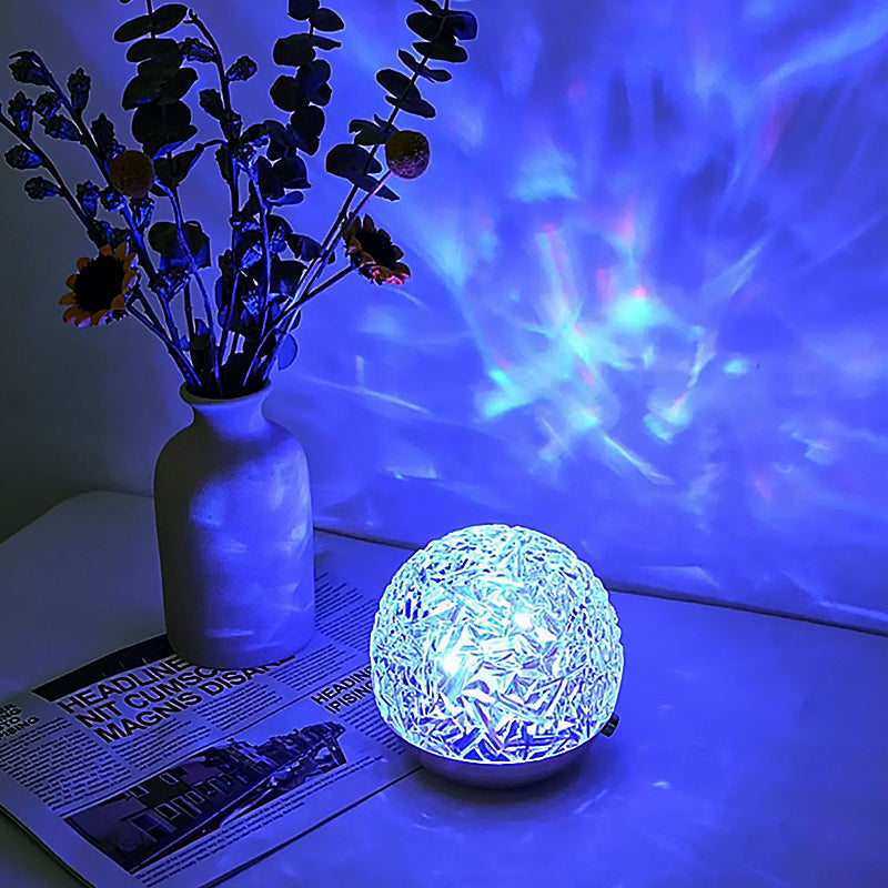 Ocean projector lamp – compact, modern design for relaxation and bedroom decoration